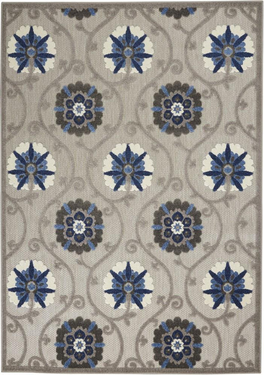 Nourison - Aloha 36in x 56in Bone Patio Area Rug - ALH19-99446739407 veiw 1