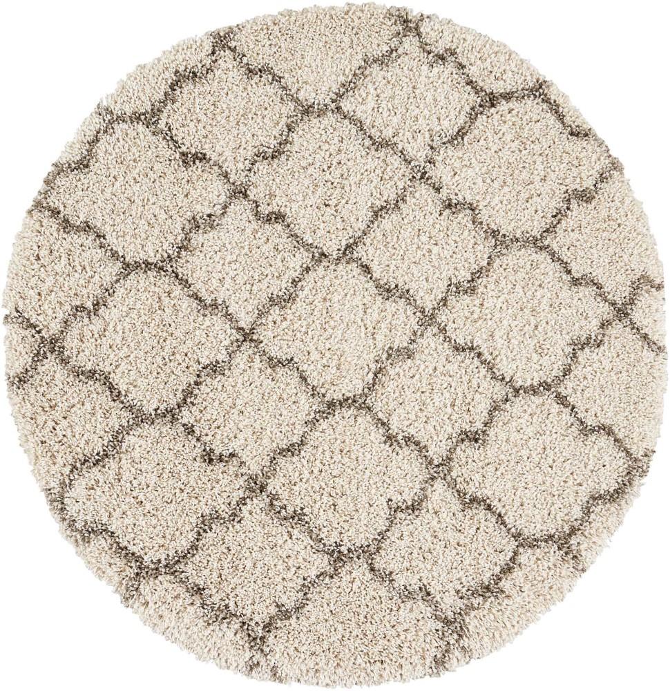 Nourison - Amore AMOR2 Beige 311in x Round Area Rug - AMOR2-99446320124 - CLOSEOUT veiw 1