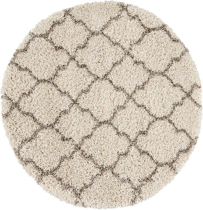 Nourison - Amore AMOR2 Beige 311in x Round Area Rug - AMOR2-99446320124 - CLOSEOUT veiw 1