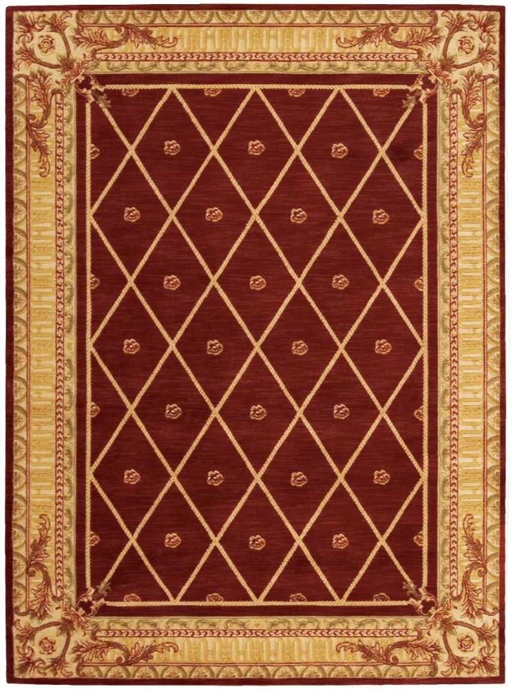 Nourison - Ashton House AS03 Red 56in x 75in Area Rug - AS03-99446321558_CLOSEOUT veiw 1