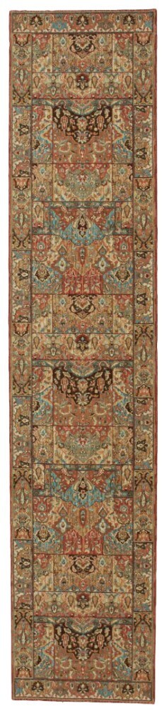 Nourison - Living Treasures LI02 Multicolor 26in x 12 Hallway Rug - LI02-99446669742_CLOSEOUT veiw 1