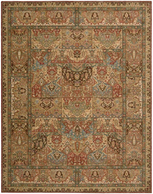 Nourison - Living Treasures LI02 Multicolor 76in x 96in Rug - LI02-99446675507_CLOSEOUT veiw 1