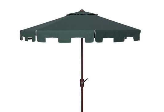 Safavieh - Zimmerman 11Ft Market Umbrella - Dark Green - PAT8100B veiw 1