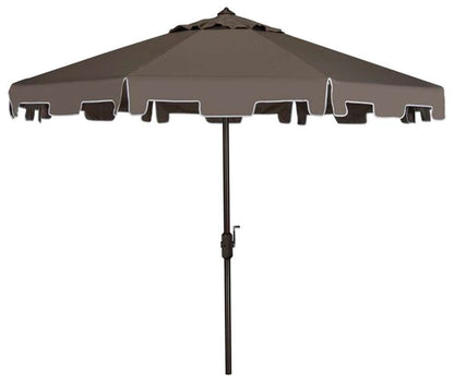 Safavieh - Zimmerman 11Ft Market Umbrella - Grey - PAT8100E veiw 1