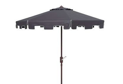 Safavieh - Zimmerman 11Ft Market Umbrella - Navy - White - PAT8100A veiw 1