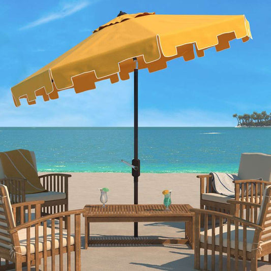 Safavieh - Zimmerman 11Ft Market Umbrella - Yellow - PAT8100F veiw 2