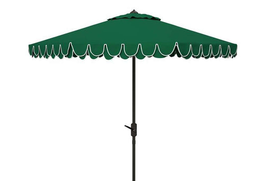 Safavieh - Elegant Valance 9Ft Umbrella - Hunter Green - PAT8006H veiw 1
