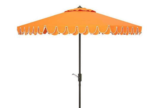 Safavieh - Elegant Valance 9Ft Umbrella - Orange - PAT8006O veiw 1