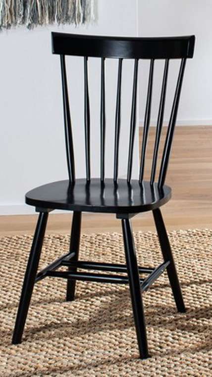 Safavieh - Parker Spindel Side Chair - Black  (Set of 2) - AMH8500B-SET2 veiw 1