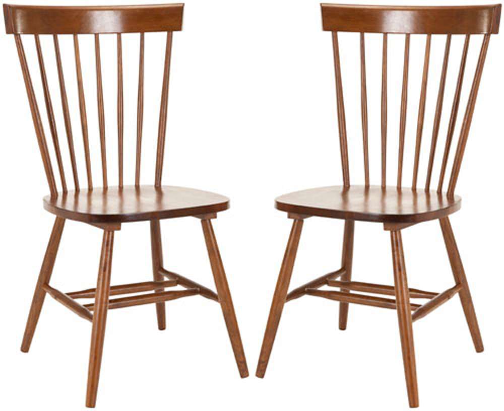Safavieh - Parker Spindel Side Chair - Dark Oak  (Set of 2) - AMH8500C-SET2 veiw 2