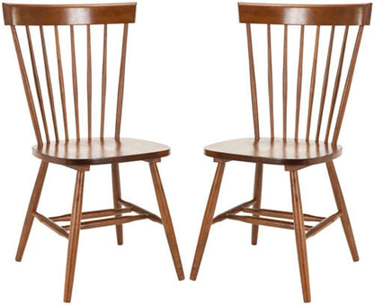 Safavieh - Parker Spindel Side Chair - Dark Oak  (Set of 2) - AMH8500C-SET2 veiw 2