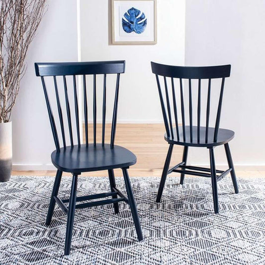 Safavieh - Parker Spindel Side Chair - Navy  (Set of 2) - AMH8500H-SET2 veiw 2