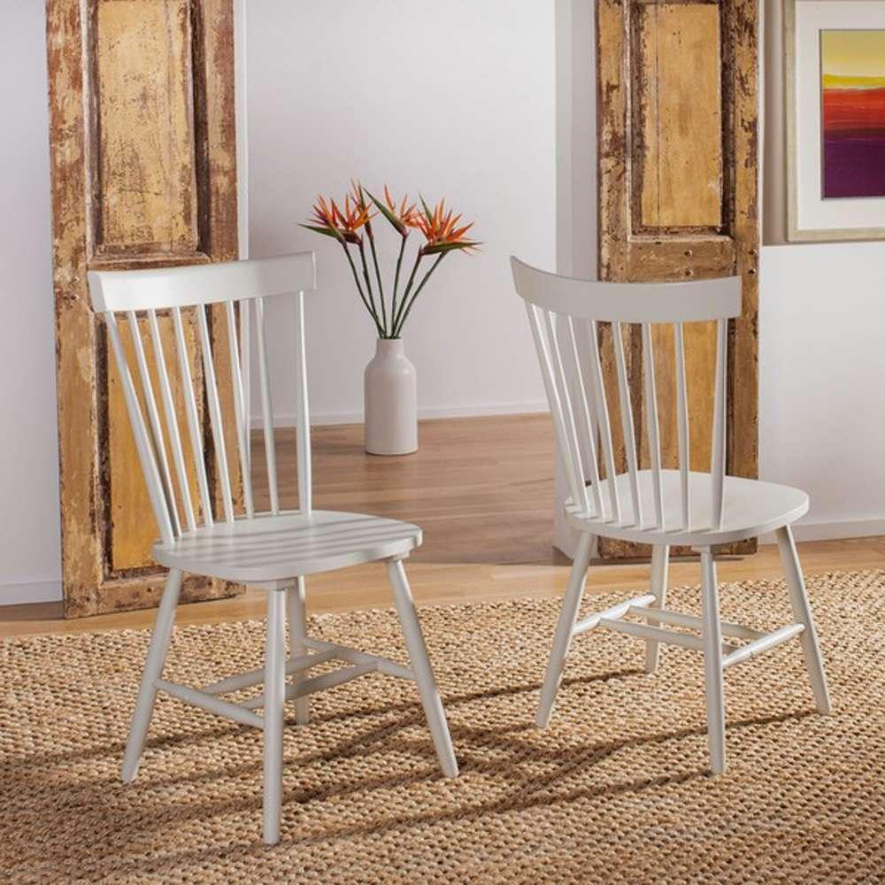 Safavieh - Parker Spindel Side Chair - Off White  (Set of 2) - AMH8500E-SET2 veiw 2