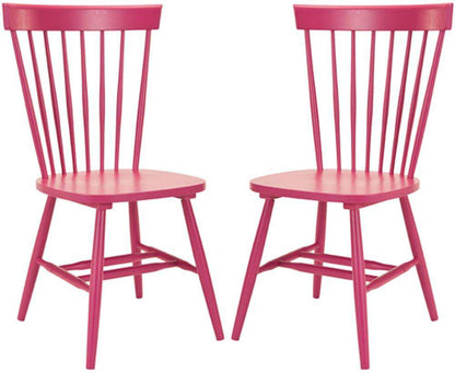 Safavieh - Parker Spindel Side Chair - Raspberry  (Set of 2) - AMH8500D-SET2 veiw 2