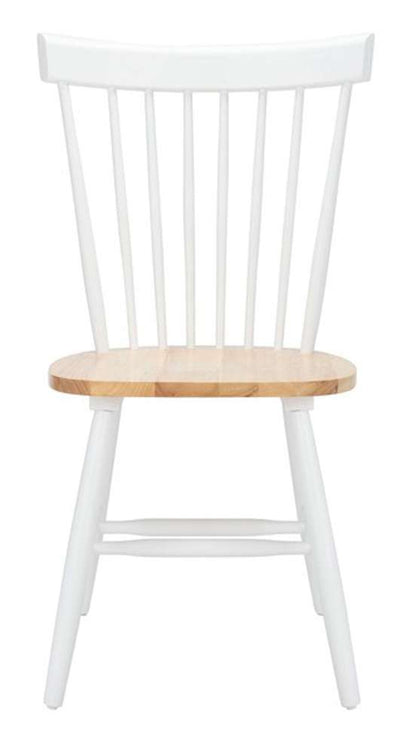 Safavieh - Parker Spindel Side Chair - White - Natural  (Set of 2) - AMH8500J-SET2 veiw 1