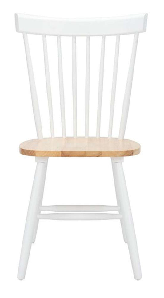 Safavieh - Parker Spindel Side Chair - White - Natural  (Set of 2) - AMH8500J-SET2 veiw 1