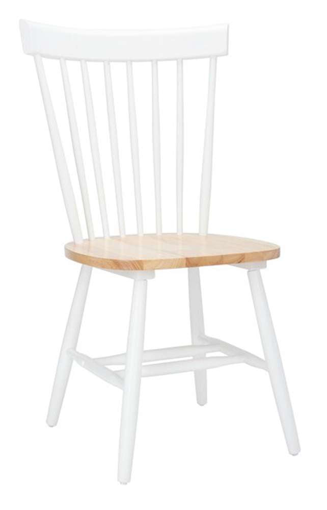 Safavieh - Parker Spindel Side Chair - White - Natural  (Set of 2) - AMH8500J-SET2 veiw 3