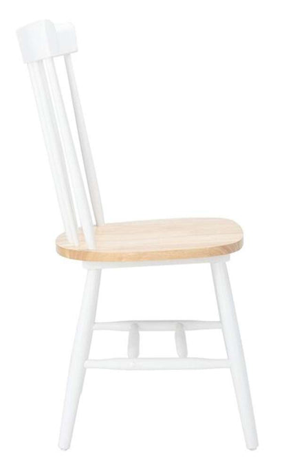 Safavieh - Parker Spindel Side Chair - White - Natural  (Set of 2) - AMH8500J-SET2 veiw 4
