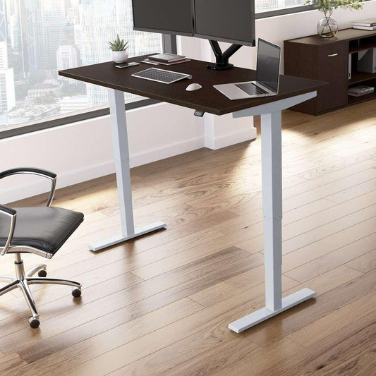 Bush Furniture - Move 40 Series 60Wx30D Electric Height Adjustable Standing Desk in Mocha Cherry - M4S6030MRSK veiw 2