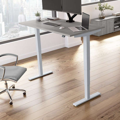 Bush Furniture - Move 40 Series 60W x 30D Electric Height Adjustable Standing Desk in Platinum Gray - M4S6030PGSK veiw 2