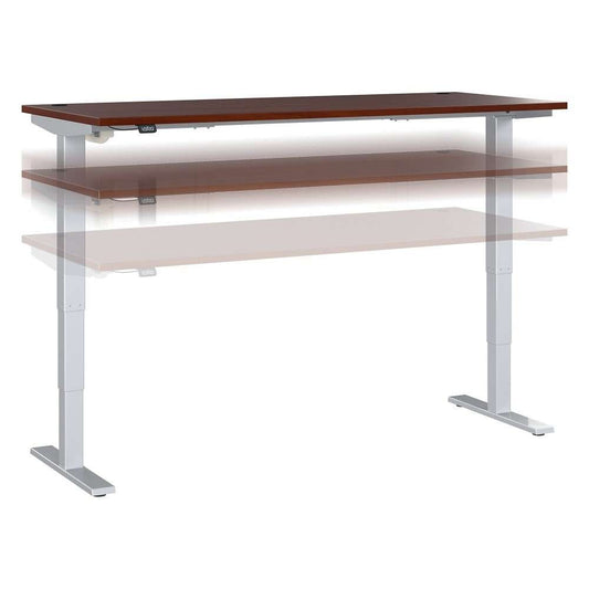Bush Furniture - Move 40 Series 72Wx30D Electric Height Adjustable Standing Desk in Hansen Cherry - M4S7230HCSK veiw 1