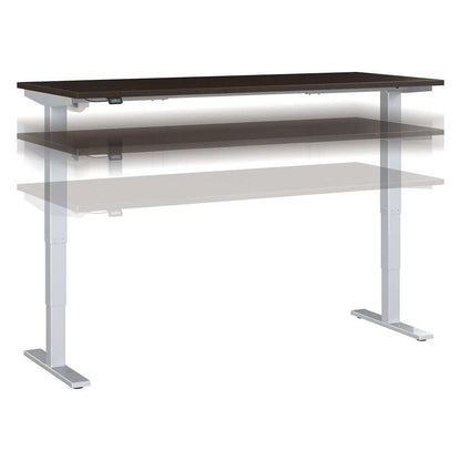 Bush Furniture - Move 40 Series 72Wx30D Electric Height Adjustable Standing Desk in Mocha Cherry - M4S7230MRSK veiw 1