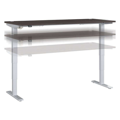 Bush Furniture - Move 40 Series 72Wx30D Electric Height Adjustable Standing Desk in Storm Gray - M4S7230SGSK veiw 1