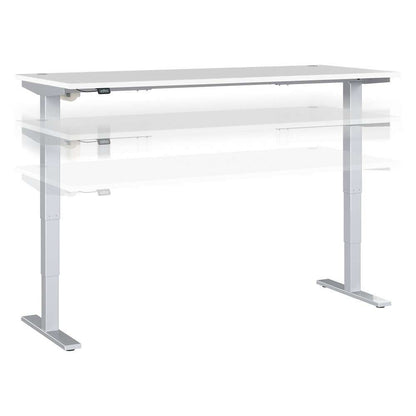Bush Furniture - Move 40 Series 72W x 30D Electric Height Adjustable Standing Desk in White - M4S7230WHSK veiw 1