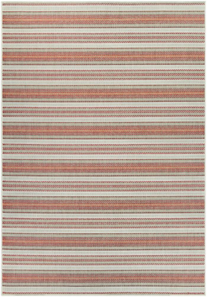 Couristan - Monaco Marbella/Coral-Ivory-Pewter Rug - 23 x 710 - 60413151023710U veiw 1