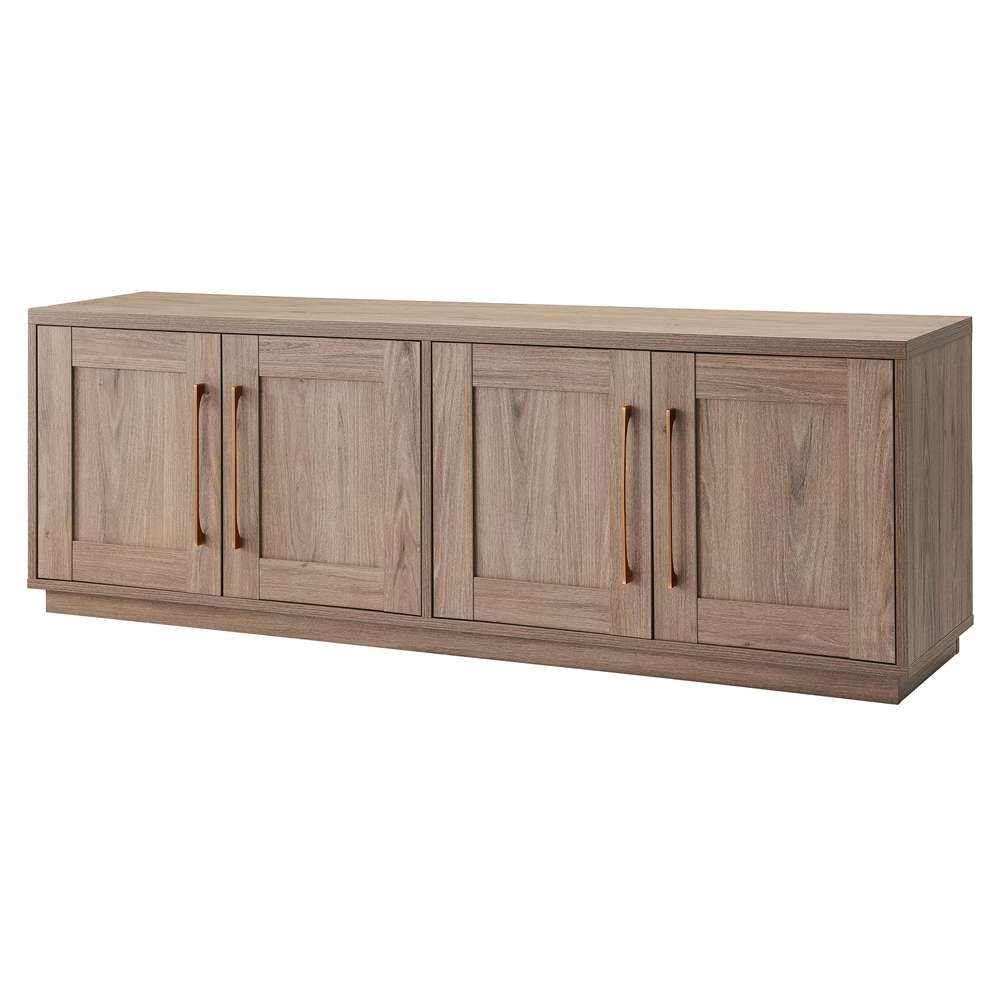 Hudson & Canal - Tillman Rectangular TV Stand for TVs up to 75in Antiqued Gray Oak - TV1637 veiw 4