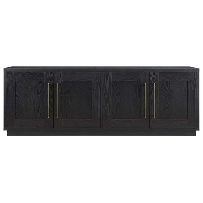Hudson & Canal - Tillman Rectangular TV Stand for TVs up to 75in in Black Grain - TV1634 veiw 3