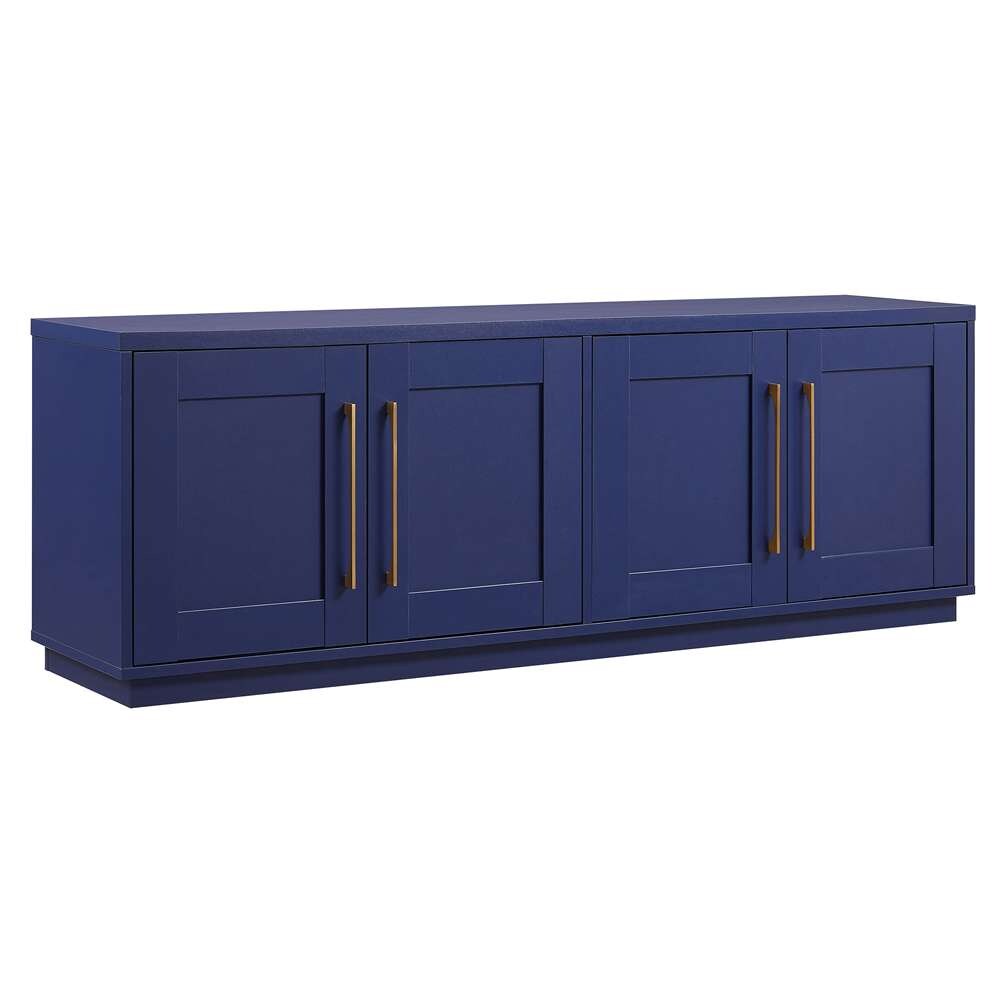 Hudson & Canal - Tillman Rectangular TV Stand for TVs up to 75in in Dark Blue - TV1923 veiw 1