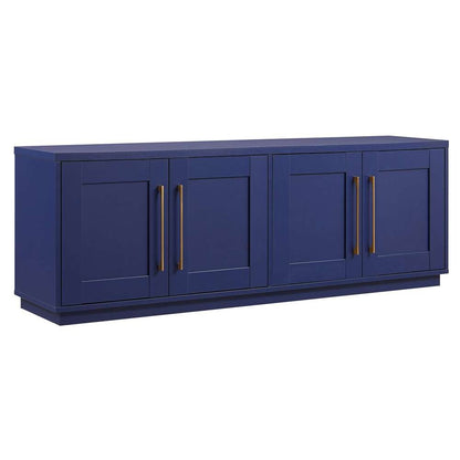 Hudson & Canal - Tillman Rectangular TV Stand for TVs up to 75in in Dark Blue - TV1923 veiw 1