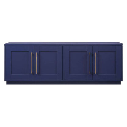 Hudson & Canal - Tillman Rectangular TV Stand for TVs up to 75in in Dark Blue - TV1923 veiw 3