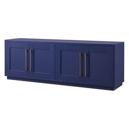 Hudson & Canal - Tillman Rectangular TV Stand for TVs up to 75in in Dark Blue - TV1923 veiw 4