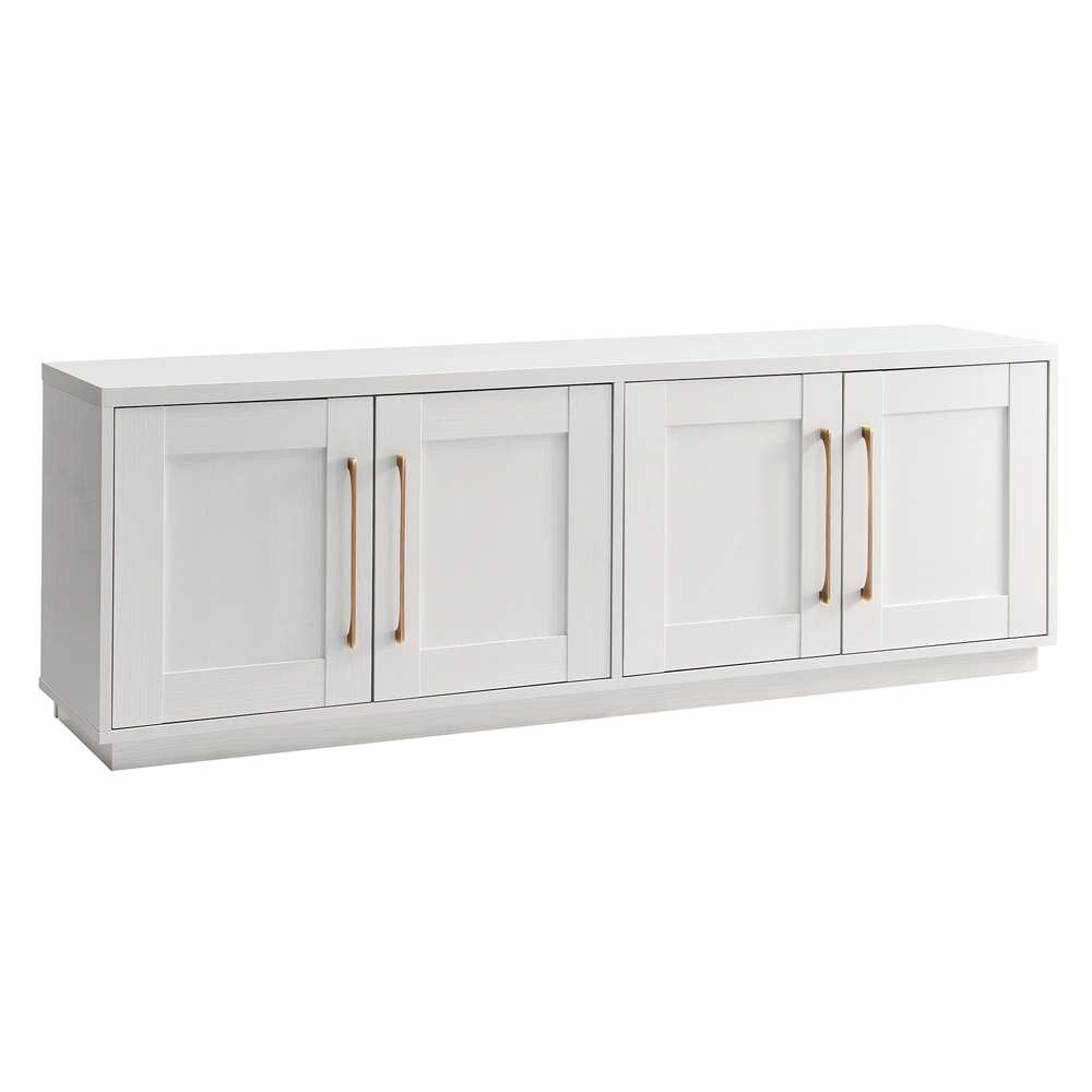 Hudson & Canal - Tillman Rectangular TV Stand for TVs up to 75in in White - TV1638 veiw 1