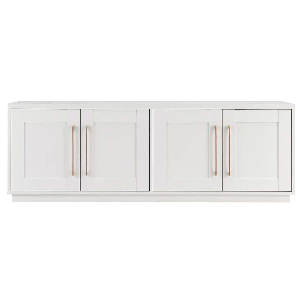 Hudson & Canal - Tillman Rectangular TV Stand for TVs up to 75in in White - TV1638 veiw 3