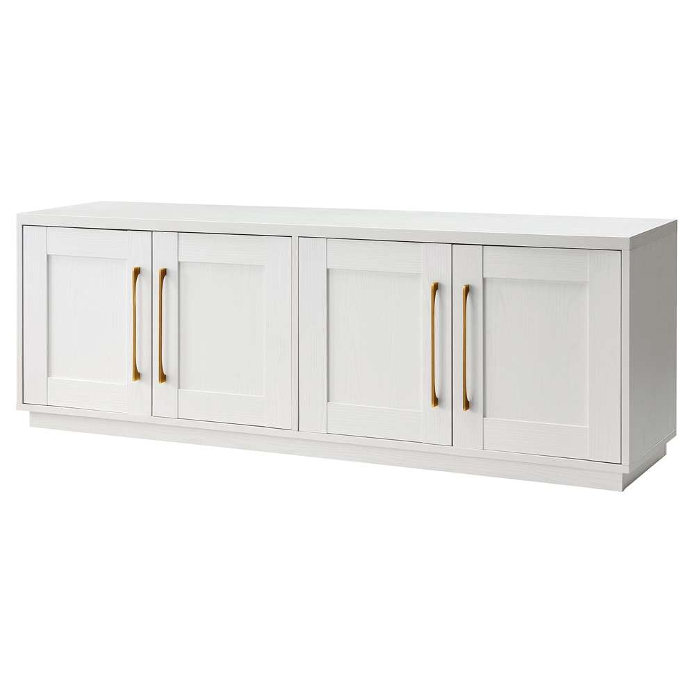Hudson & Canal - Tillman Rectangular TV Stand for TVs up to 75in in White - TV1638 veiw 4