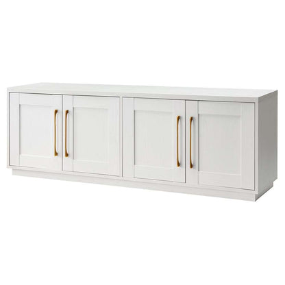 Hudson & Canal - Tillman Rectangular TV Stand for TVs up to 75in in White - TV1638 veiw 4