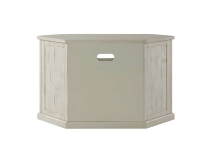 Martin Svensson Home -  Rustic Corner TV Stand, White - 90973 veiw 5