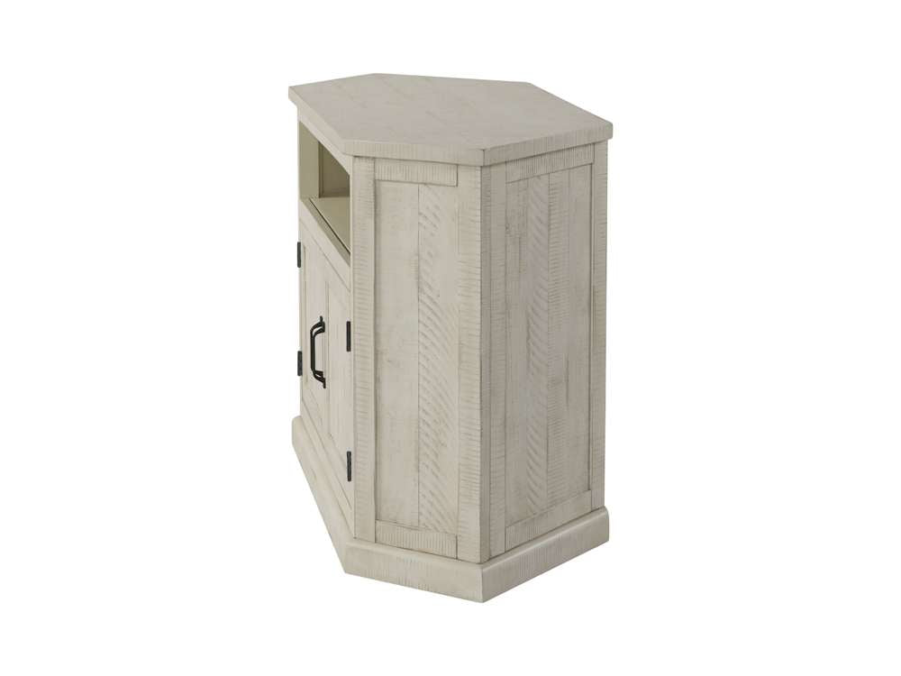 Martin Svensson Home -  Rustic Corner TV Stand, White - 90973 veiw 6