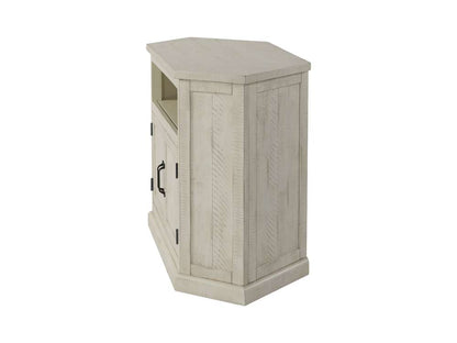Martin Svensson Home -  Rustic Corner TV Stand, White - 90973 veiw 6