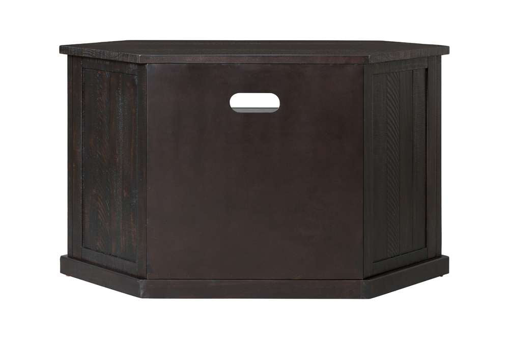 Martin Svensson Home -  Rustic Corner TV Stand, Espresso - 90978 veiw 4
