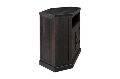 Martin Svensson Home -  Rustic Corner TV Stand, Espresso - 90978 veiw 5