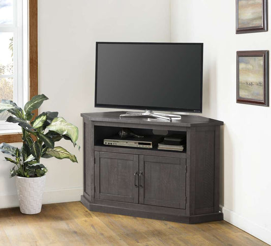 Martin Svensson Home -  Rustic Corner TV Stand, Grey - 90979 veiw 1