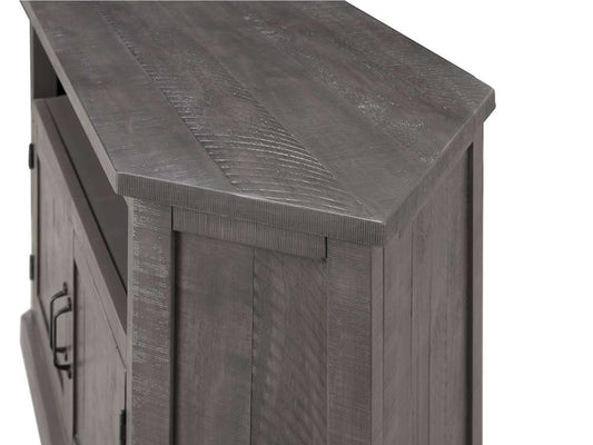 Martin Svensson Home -  Rustic Corner TV Stand, Grey - 90979 veiw 2