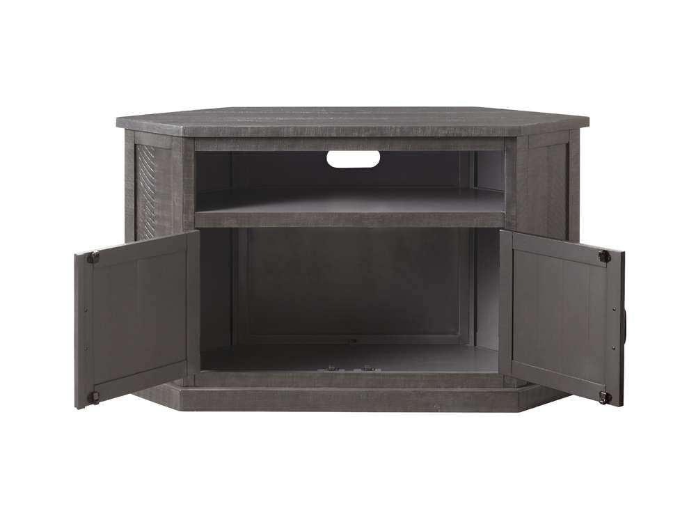 Martin Svensson Home -  Rustic Corner TV Stand, Grey - 90979 veiw 6