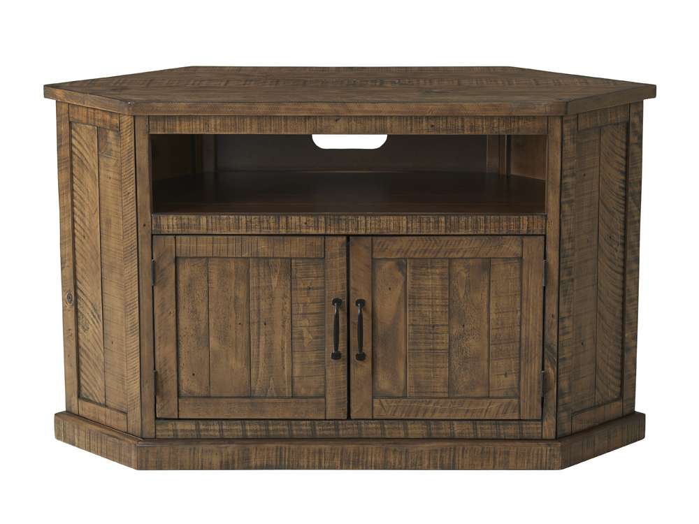Martin Svensson Home -  Rustic Corner TV Stand, Natural - 90972 veiw 5
