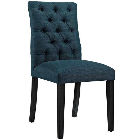 Modway - Duchess Button Tufted Fabric Dining Chair - EEI-2231-AZU veiw 1