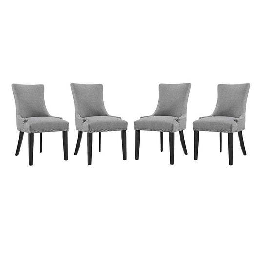 Modway - Marquis Dining Chair Fabric (Set of 4) - EEI-3497-LGR veiw 1